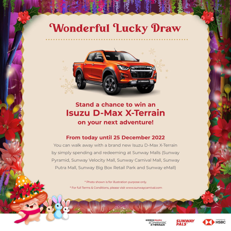 Wonderful Lucky Draw Sunway Carnival Mall